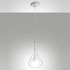 Fabas Lila lampadario a sospensione trasparente 1 luce E27