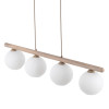 Lampadario Virlo 4 luci bianco E14 TK Lighting