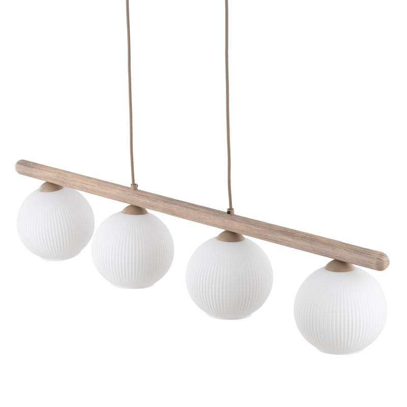 Lampadario Virlo 4 luci bianco E14 TK Lighting