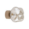 Applique Lava sabbia 1 luce in vetro cognac TK Lighting