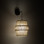 Applique Calisto Juta nero E27 1 luce TK Lighting
