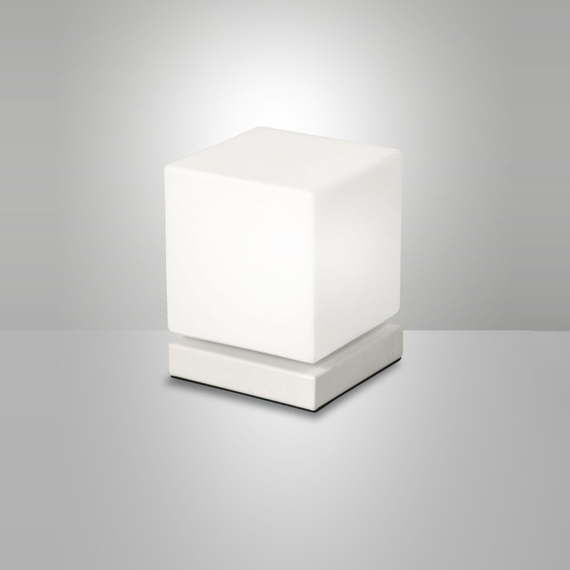 Lampada da tavolo Brenta bianca LED 6W Fabas