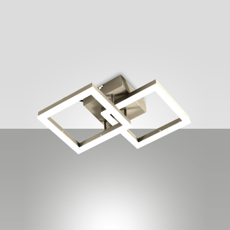Fabas Bard applique LED oro opaco 2 luci 21W
