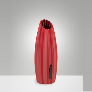 Lampada da tavolo Nadine bordeaux 1 luce Fabas