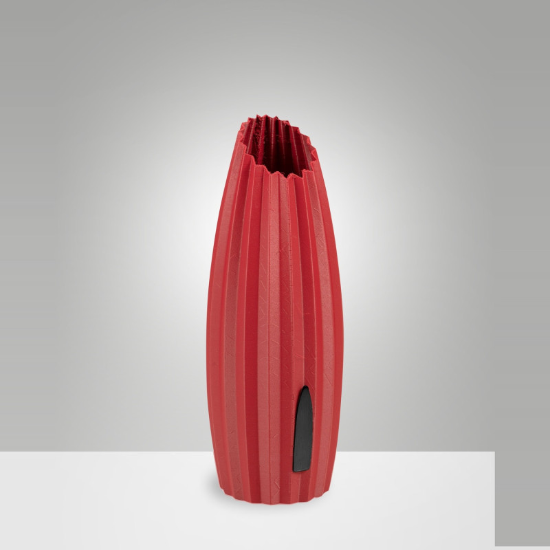 Lampada da tavolo Nadine bordeaux 1 luce Fabas