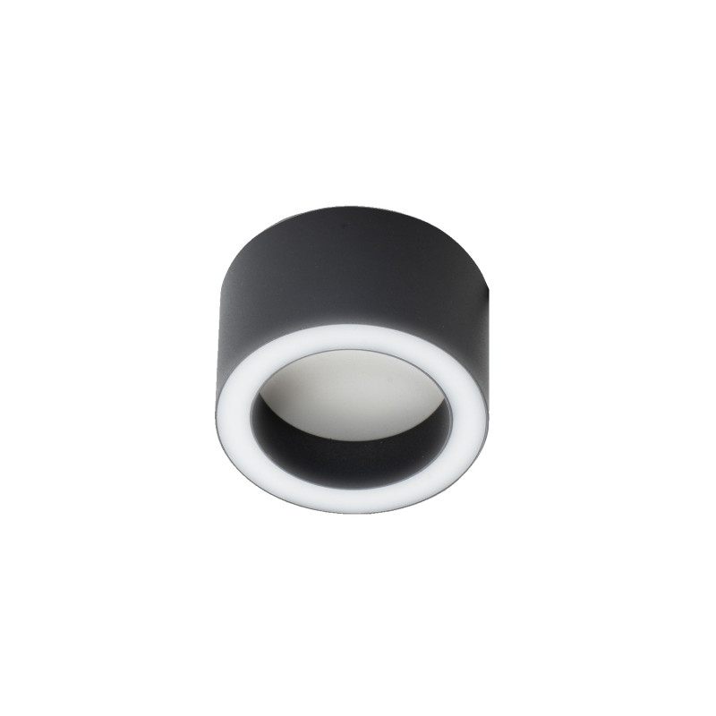Faretto Urbino LED integrato nero 7W Fabas