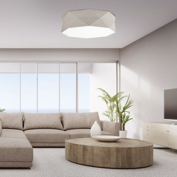 Plafoniera Kantoor Nature 4 luci bianca E27 TK Lighting