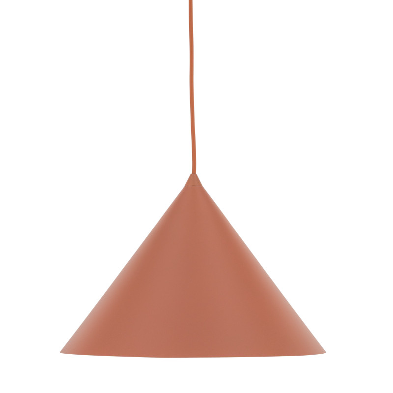 Lampadario Cono L Brick arancione E27 TK Lighting