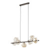 Lampadario Lava 7 luci marrone G9 TK Lighting