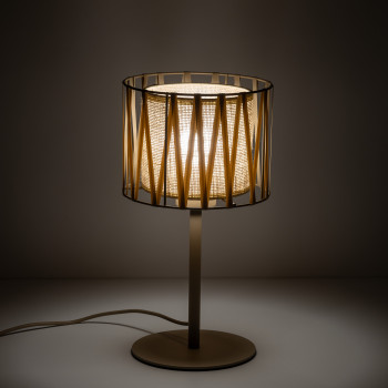 Lampada da tavolo Harmony sabbia 1 luce E27 TK Lighting