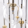 Lampadario Nilos 17 luci nero oro G9 moderno TK Lighting