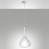 Sospensione Lila 1 luce trasparente E27 Fabas