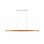 Lampadario sospensione LED Ribot 1 luce quercia Fabas