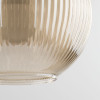 Lampadario Sophia Cognac 1 luce E14 Ambra Nero TK Lighting