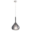 Lampadario a sospensione Lila 1 luce fumé E27 Fabas