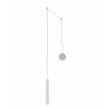 Lampadario LED Prado 1 luce bianco Fabas