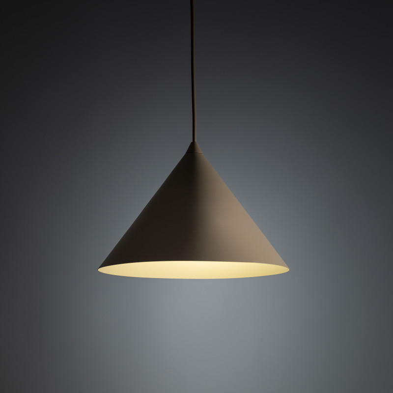 Lampadario Cono M Salmon sabbia 1 luce E27 TK Lighting