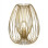 Lampada da tavolo Camp oro opaco 1 luce E27 Fabas
