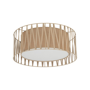 Plafoniera Harmony 4 luci juta sabbia E27 TK Lighting