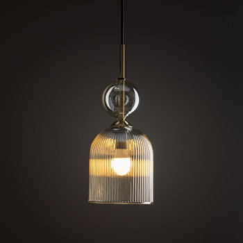 Lampadario Sophia cognac 1 luce E14 TK Lighting