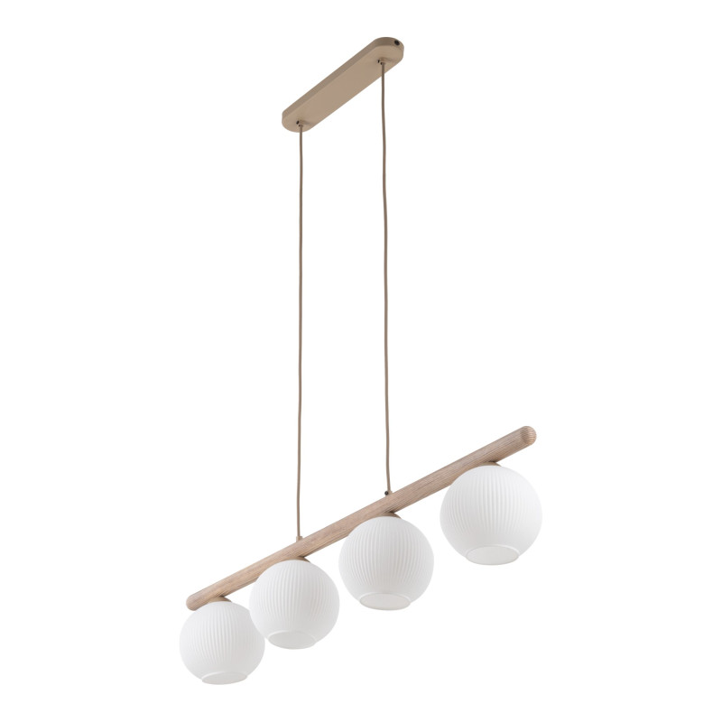 Lampadario Virlo 4 luci bianco E14 TK Lighting