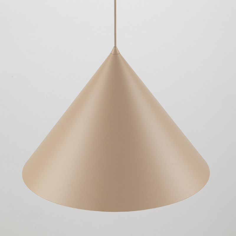 Lampadario a sospensione Cono Xl Sabia sabbia E27 TK Lighting
