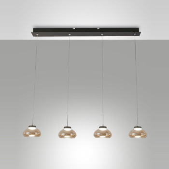 Lampadario Arabella Smart Luce LED 32 W ambra Fabas