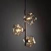 Lampadario Lava Brown 3 luci marrone G9 TK Lighting