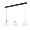 Lampadario Deva LED 42W trasparente Fabas