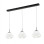 Lampadario Deva LED 42W trasparente Fabas