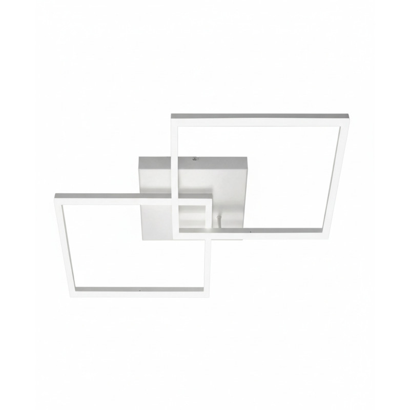 Plafoniera Bard 2 luci bianca Smart Luce Fabas
