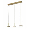 Lampadario sospensione Dunk LED 24W ottone satinato Fabas