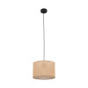 Lampadario Juta nero 1 luce E27 TK Lighting