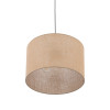 Lampadario Juta 3 luci nero E27 stile boho TK Lighting