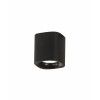 Faretto Smooth moderno 1 luce nero GU10 Fabas