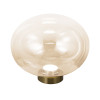 Lampada da tavolo Ovalia LED 14W cognac Fabas