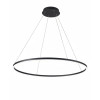Lampadario moderno Giotto nero LED Fabas