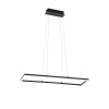 Lampadario Bard LED 1 luce nero 52W Fabas