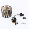 Applique Harmony Nature 1 luce nera E27 TK Lighting