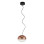 Sospensione Ovalia 1 luce LED ametista Fabas