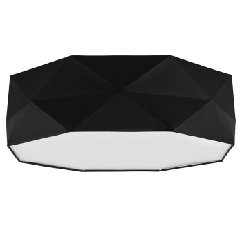Plafoniera Kantoor 4 luci bianca nera E27 TK Lighting