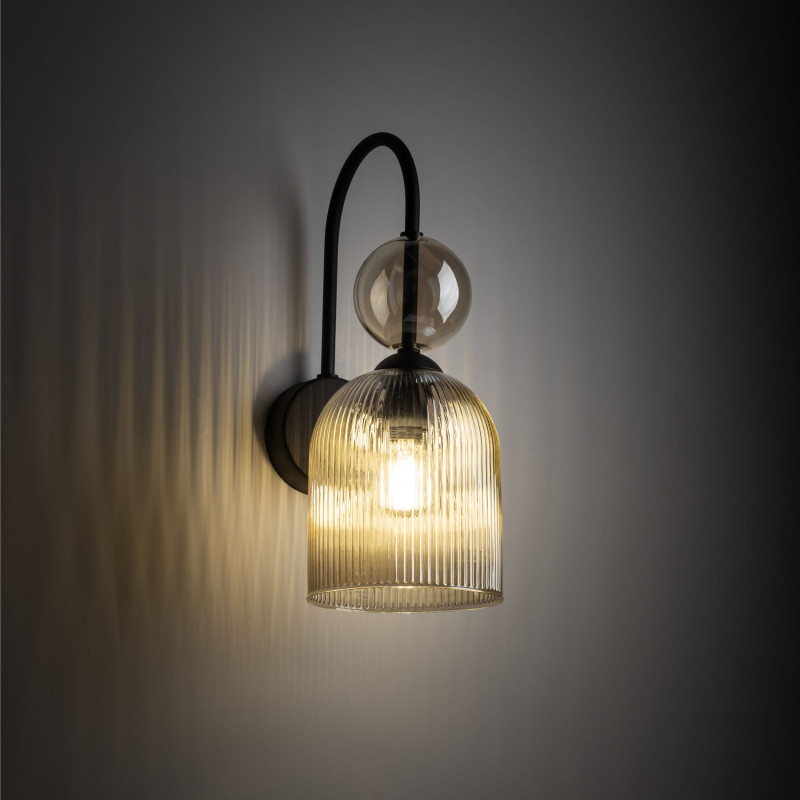Applique da parete Sophia cognac E14 1 luce TK Lighting