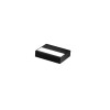 Applique Snap LED integrato nero opaco Fabas