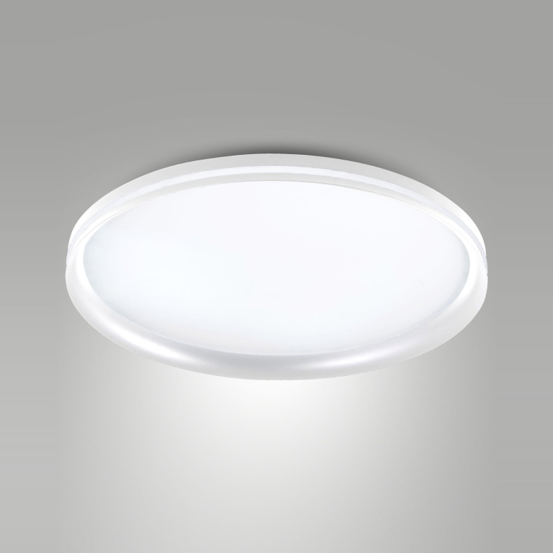 Plafoniera LED integrato Isy 64W bianca Fabas