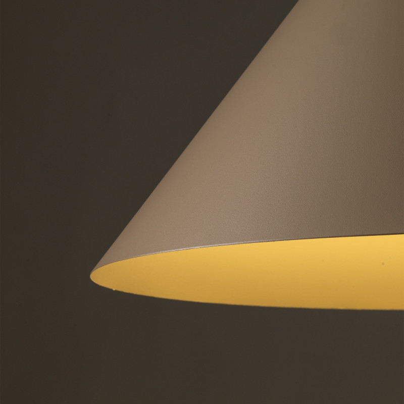 Lampadario a sospensione Cono Xl Sabia sabbia E27 TK Lighting