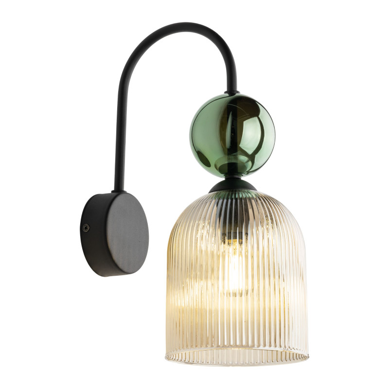 Applique Sophia verde cognac 1 luce E14 TK Lighting