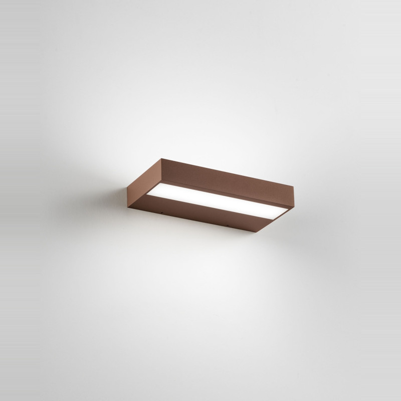 Applique Snap LED 24 W corten dimmerabile Fabas