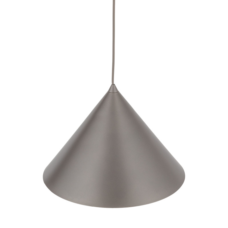Lampadario Cono L New marrone 1 luce E27 TK Lighting
