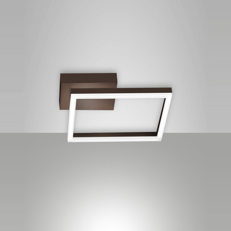 Plafoniera Bard Smart Luce LED corten Fabas