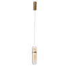 Sospensione LED Portofino ottone satinato Fabas